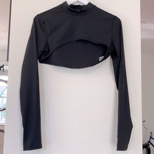 Athleta warm up super crop